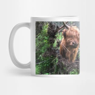 Scottish Highland Cattle Calf 2033 Mug